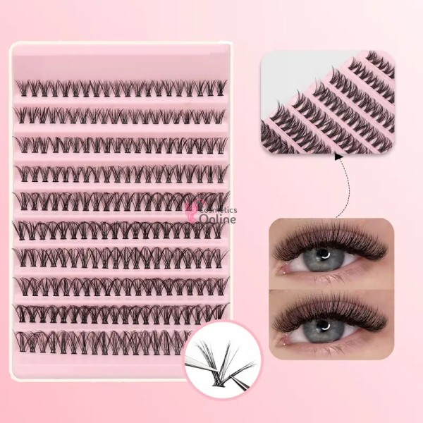 Gene false  smocuri / manuchi Soft Eyelash 30D de D/0,15/8-16mm - 200 smocuri SMK30-Mixt